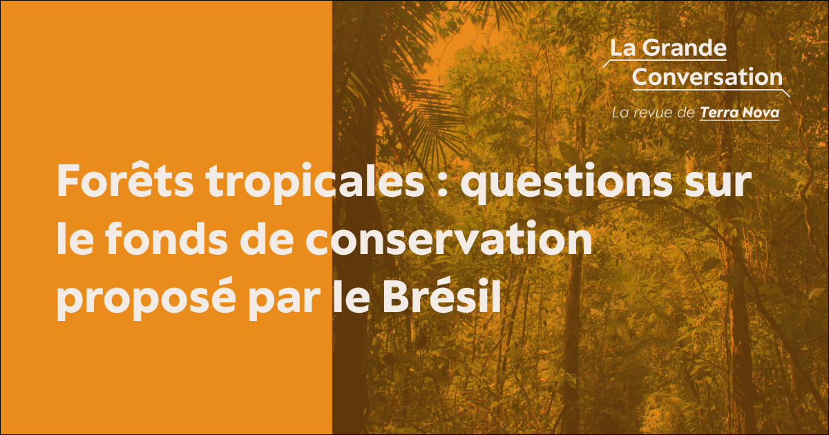 Forêts tropicales : questions sur le fonds de conservation proposé par